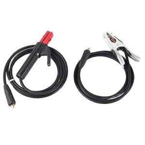 3550 size bigg Welding Electrode Holder & Earthing Clamp with Cable Connectors Suitable for 200-450 Amp Welding Machine 100% Copper Based Get In Best Price 1689