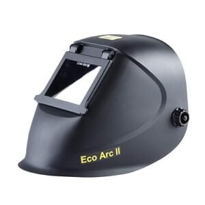 ESAB Eco Arc-II Passive Flip Up Arc Welding Helmet Light Weight Poly-Propylene Shell Supplied with Durable Nylon Head Gear Viewing area 83mmx108mm Quality Product Only On Murex
