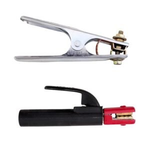 EARTHING Clamp & Welding Holder 1-Set 400Amps Welding Electrode Holder 3.15mm Welding Rod Use Continue M-S Body