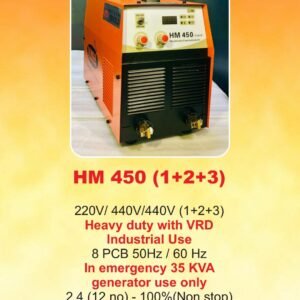 J K WELD 400Amps Welding Machine H-M 450 [1+2+3] Heavy Duty 8PCB