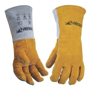 Welding Gloves Double Thumb Padding High Temperature Hot Safety Protective Get In Best Price 440