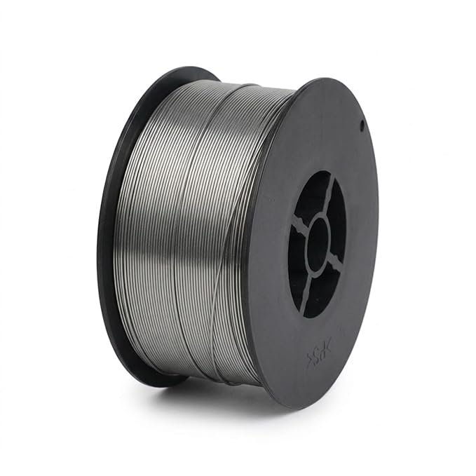E71T-GS SELF-SHIELDED FLUX CORED WIRE : Mild steel gasless flux cored welding wire made for compatible self-shielded MIG flux-cored welding machines helping simplify welding without external gas cylinder setup.